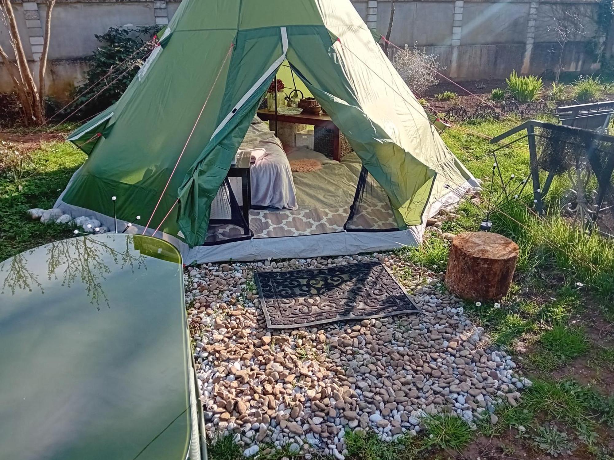 Indian Tent Tipi In Shared Lot And Shared Bathroom Mrse Экстерьер фото